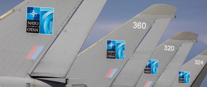 RAF Typhoons at Siauliai supporting NATO’s Baltic Air Policing Mission
